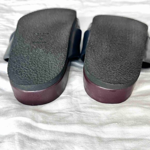 Celine, Twist Sandal, Navy Leather Slides, Size 37, EUC - Picture 11 of 11
